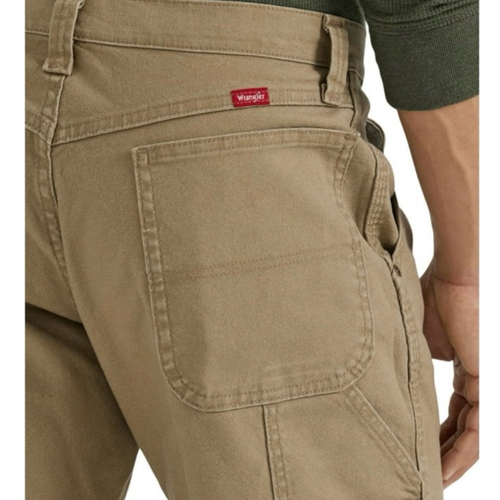 Men’s wrangler 5 star flex comfort carpenter relaxed seat and thigh 38x34 nwt
